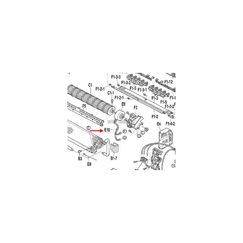 CABLE MOTEUR VENTIL FTX35JV1NB +1115897EGAL-Daikin