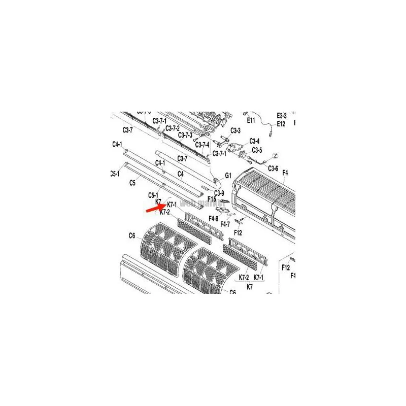 CADRE FILTRE ANTISTATIQUE-Daikin