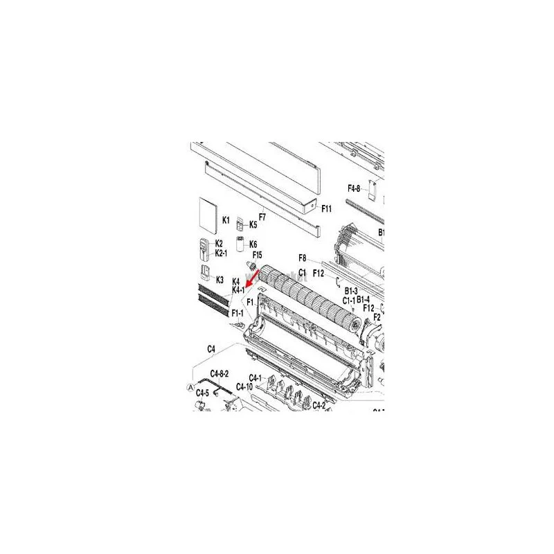 ENCADREMENT FILTRE 2P083269-1-Daikin