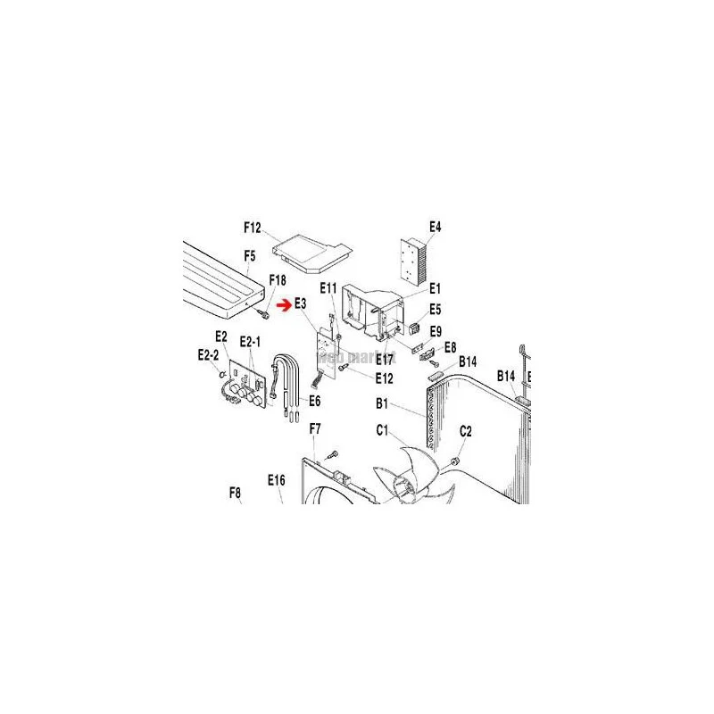 PLATINE FIILTRATION 3P117983-1-Daikin