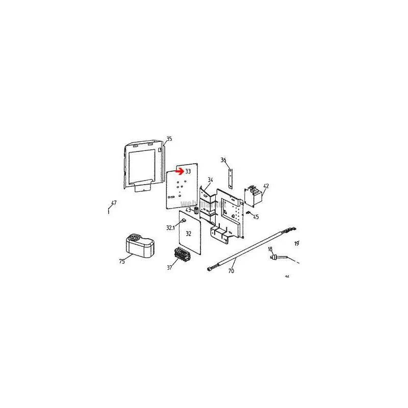 PLATINE PC0417-1 2P130971-6-Daikin