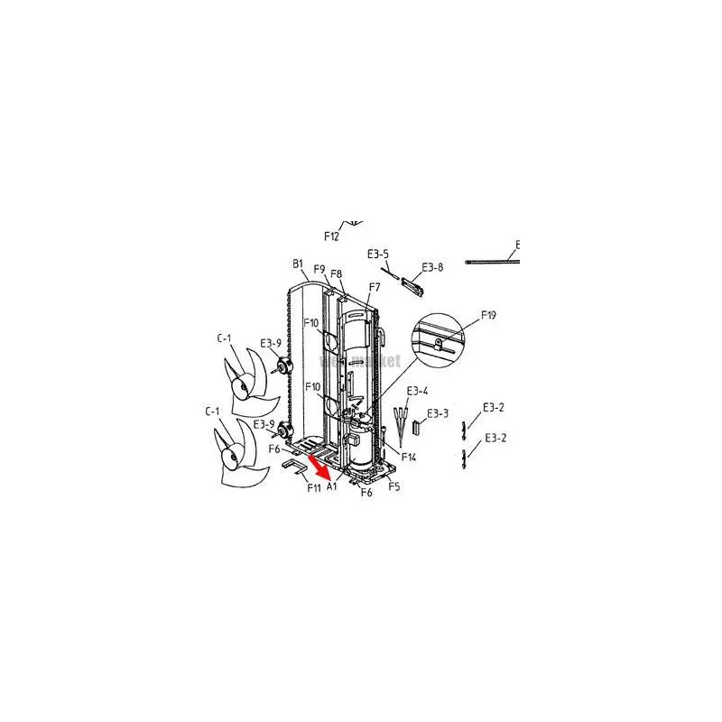 COMPRESSEUR JT100FCVD scroll 2,2Kw-Daikin