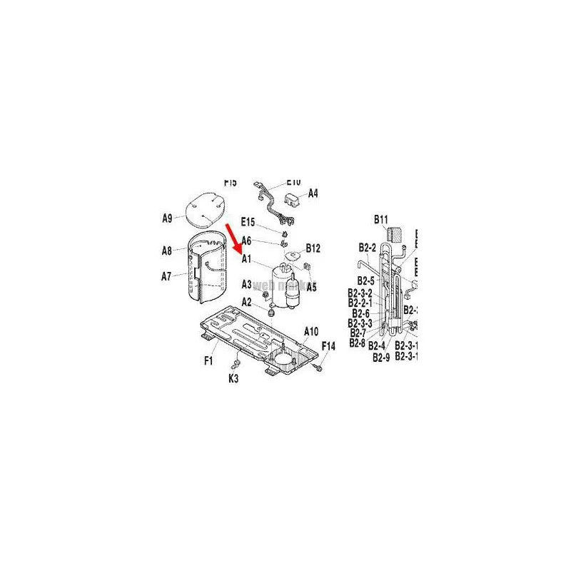 COMPRESSEUR 1YC23AFXDC-Daikin