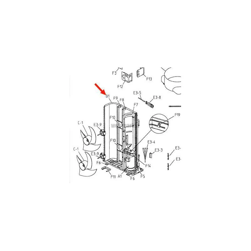 CONDENSEUR A AIR 3PW20051-1-Daikin