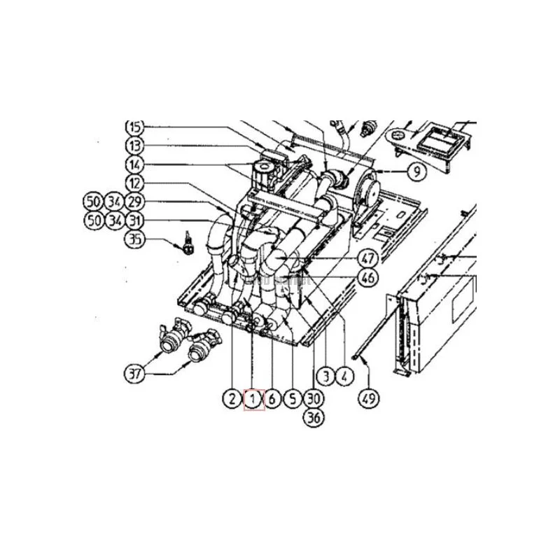 ECHANGEUR A PLAQUE ACH-30EQ-72H+TUBE-Daikin