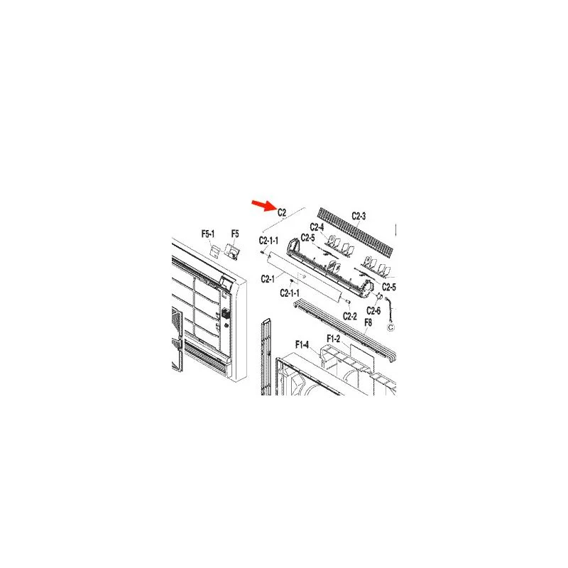 ENS. VOLET DE BALAYAGE FVXS35FV1B-Daikin
