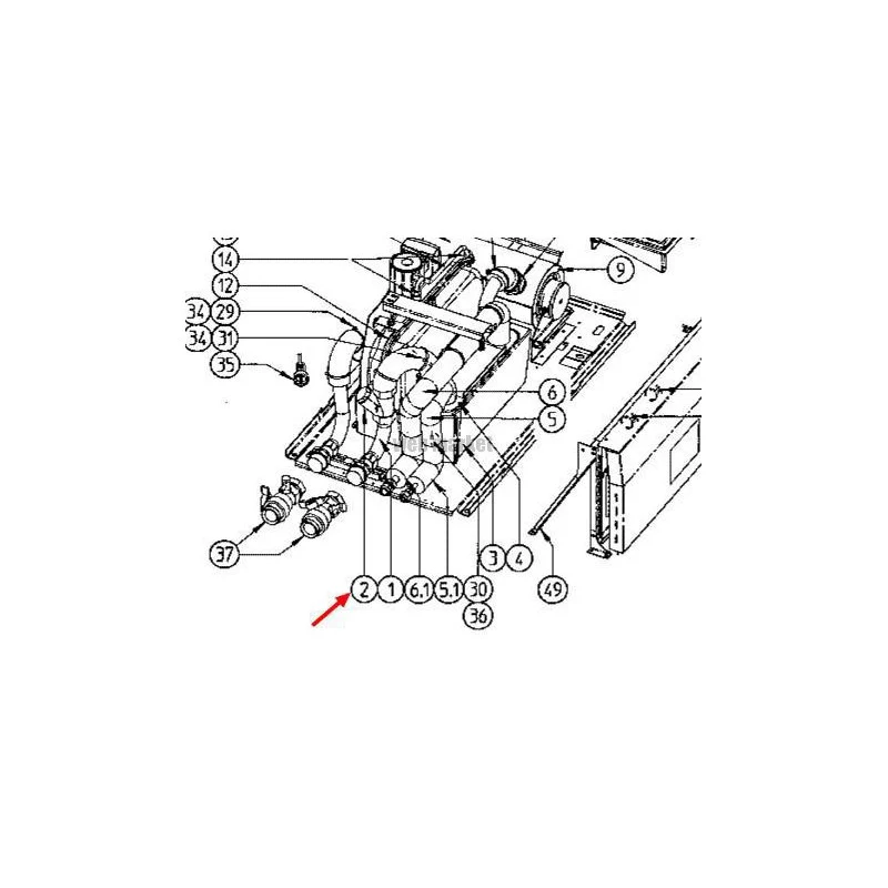 FILTRE TUYAUTERIE 1"1/4 TAMIS 4SW01375-Daikin