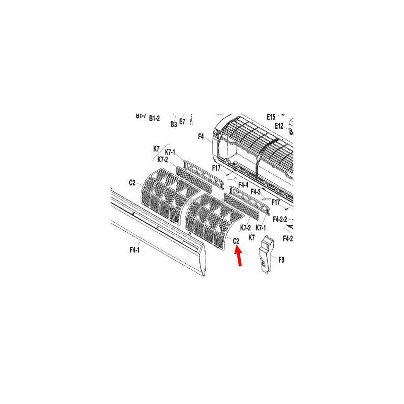 FILTRE A AIR 1P199675-1-Daikin