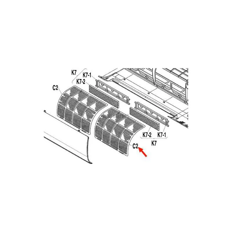 Filtre 1P314202-1-Daikin