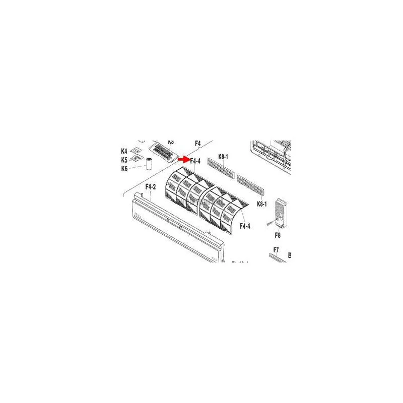 FILTRE A AIR 1P096217-1-Daikin