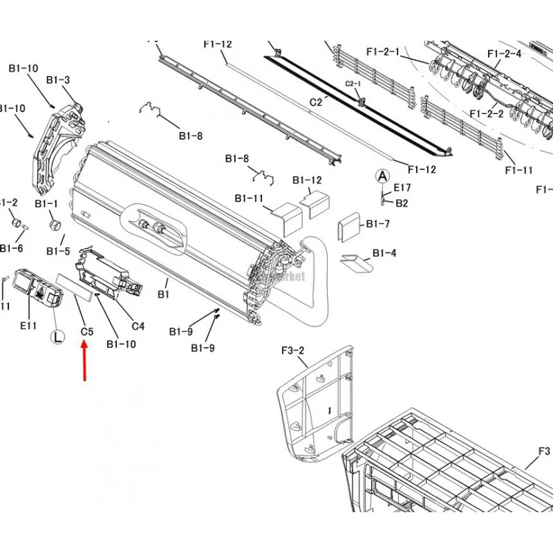 FILTRE PHOTOCATALYSEUR 4P173581-4-Daikin