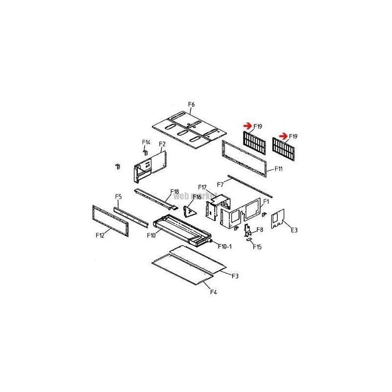 FILTRE A AIR 3P43836-2-Daikin