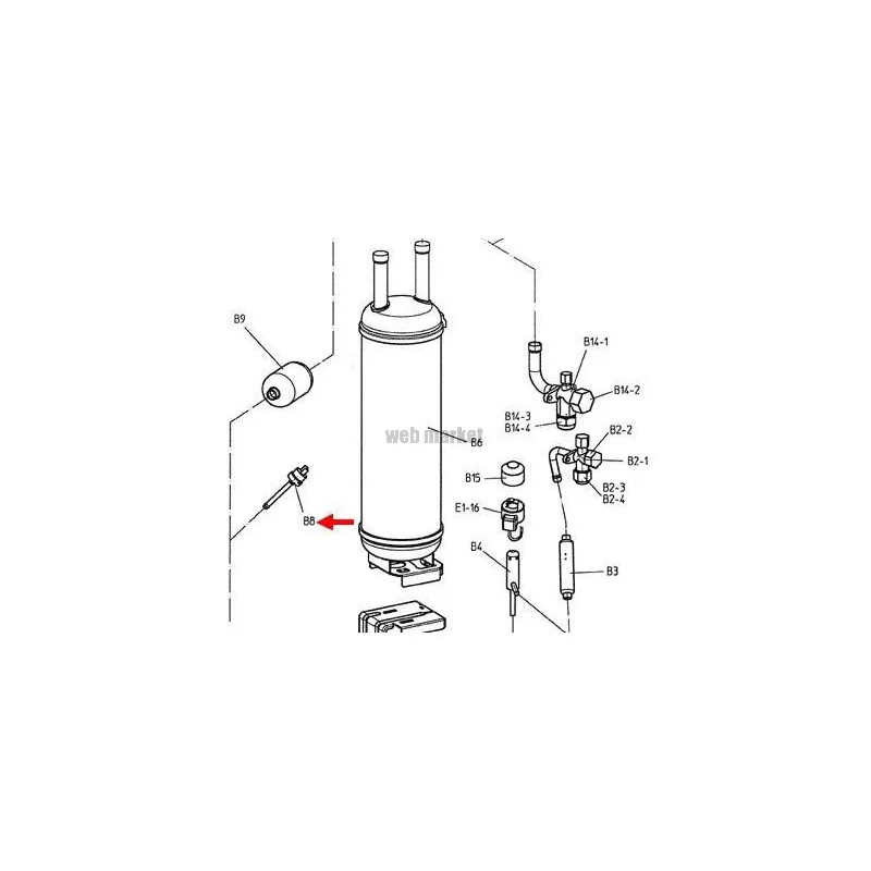 PRESSOSTAT HAUTE PRESSION 3P128341-51-Daikin