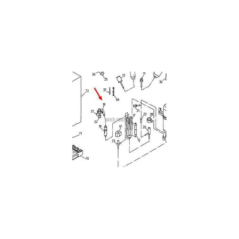 VANNE DE SERVICE LIQUIDE 3/8" 3P108885-1-Daikin