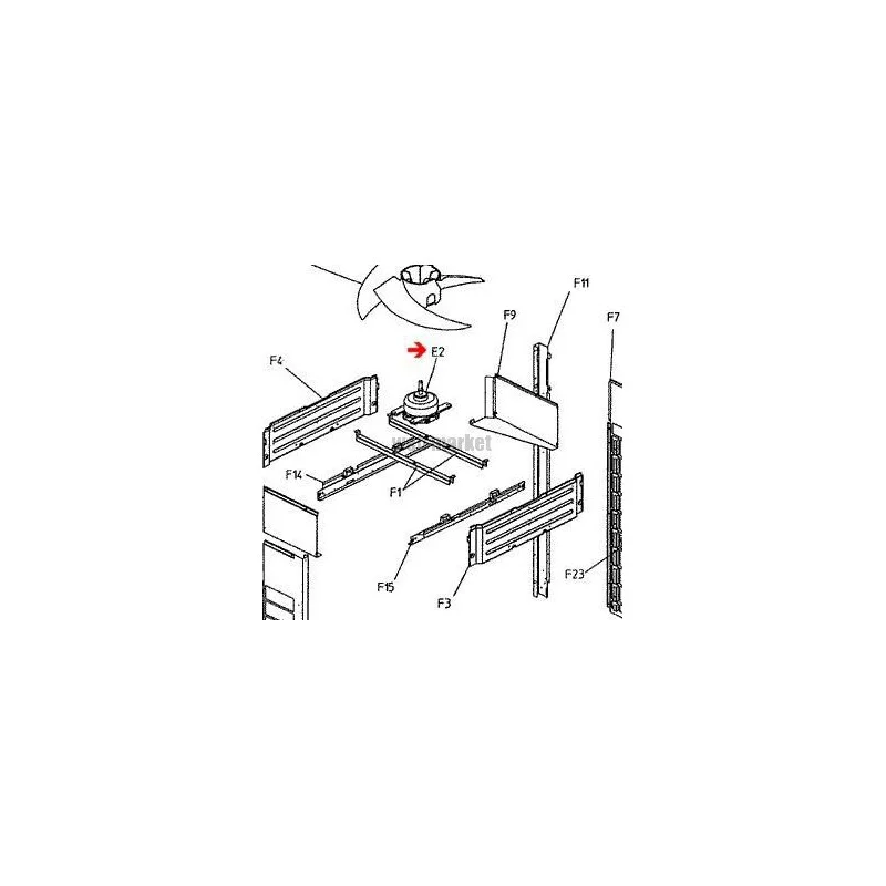 MOTEUR VENTILATION RXYQ10M 3P106117-1-Daikin