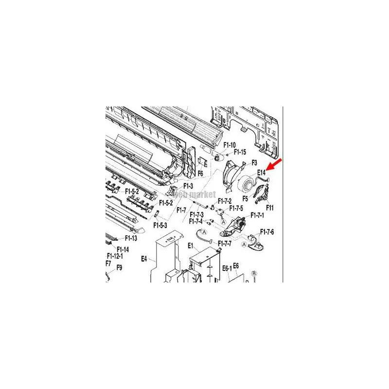 MOTEUR VENTIL 3SB40738-1-Daikin