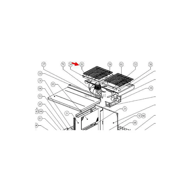MOTEUR VENTIL M5RT90BR-501-Daikin