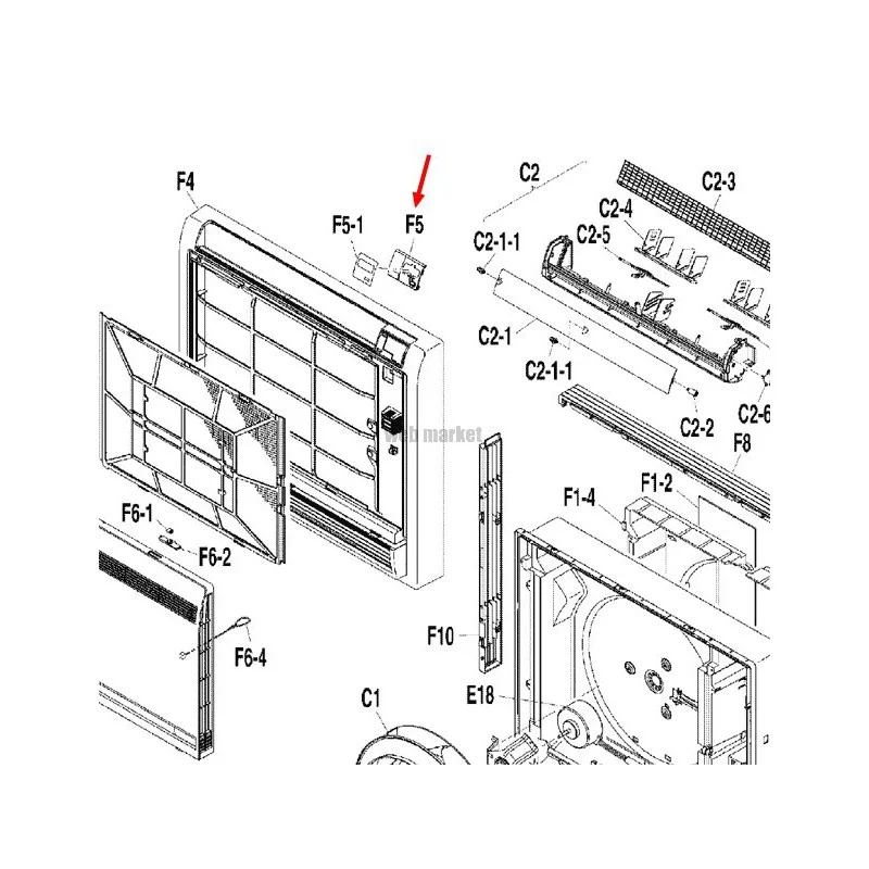 PANNEAU DE CONTROLE FVXS-F-Daikin