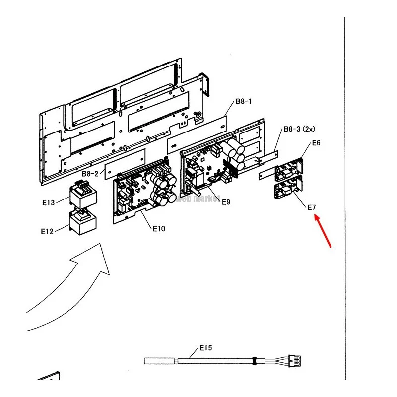 PLATINE A4 PC13001-2 2P265624-31-Daikin