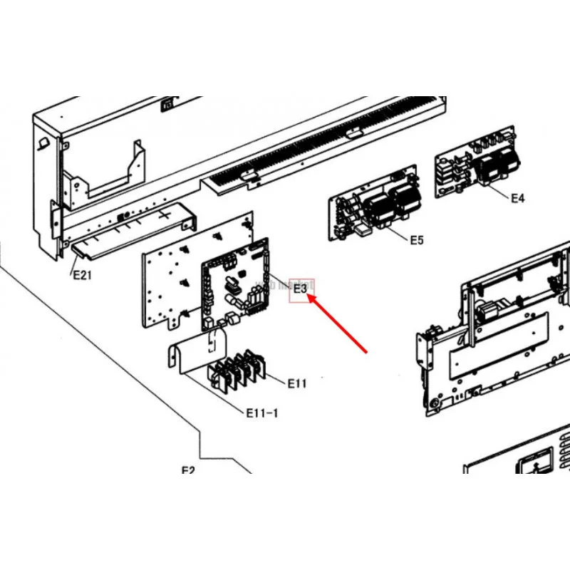PLATINE DE PUISSANCE VENTIL 2P265624-30-Daikin