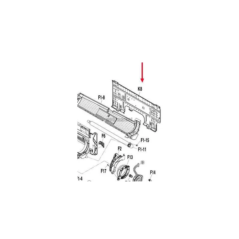 TOLE SUPPORT UNITE 1P180738-3-Daikin