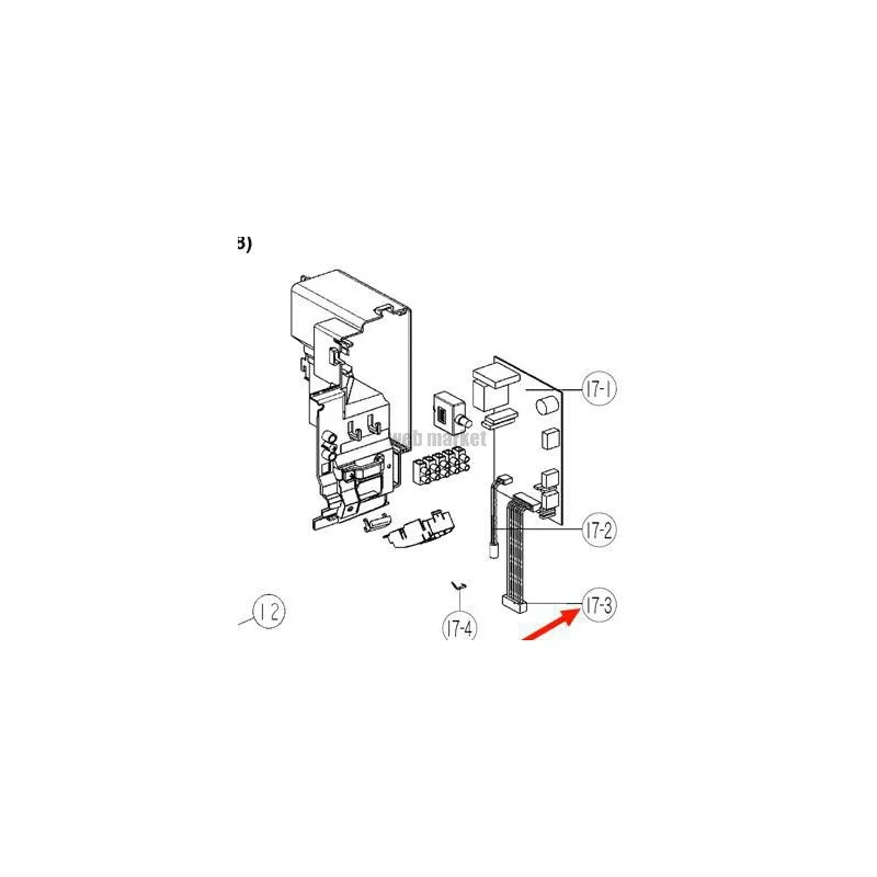 PLATINE RECEPTION R04084120984-Daikin