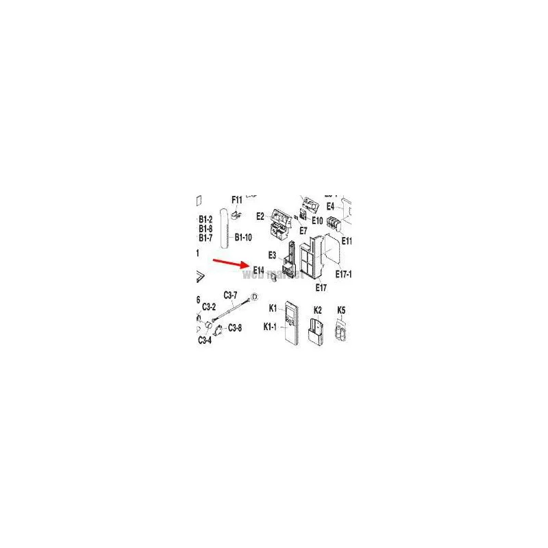 PLATINE DETECTION TEMPERATURE 3P191450-1-Daikin