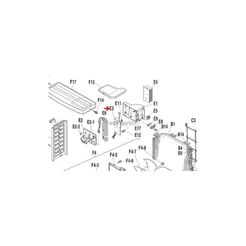 PLATINE FILTRATION 3P143310-1-Daikin