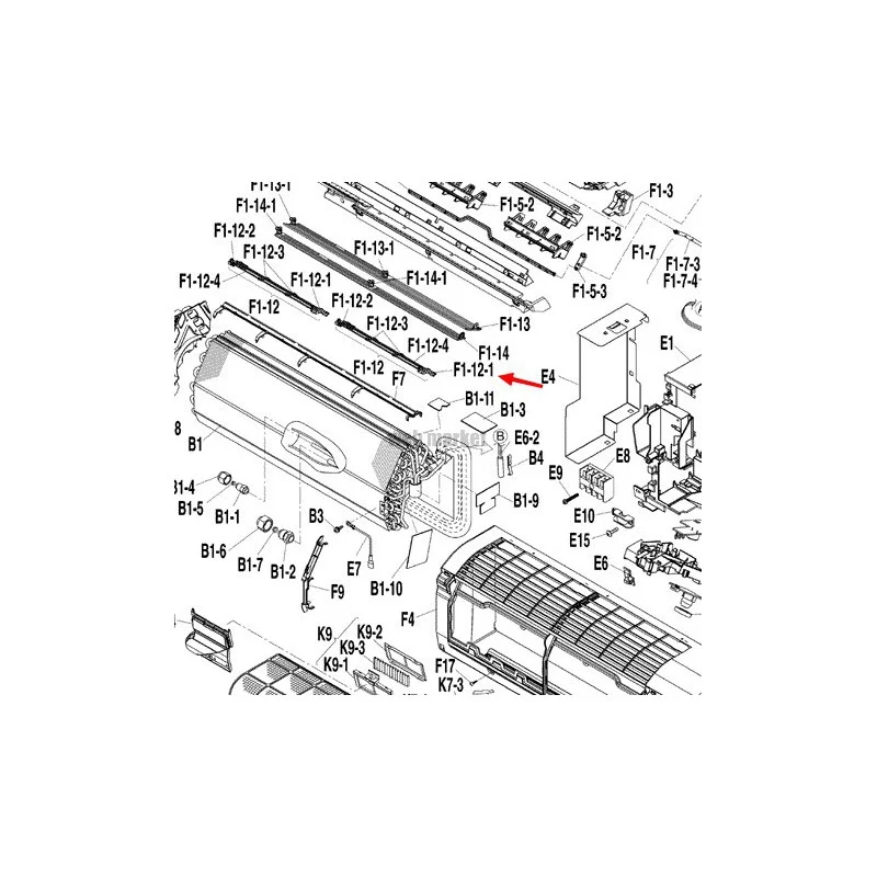 PROTECTION VENTIL DROITE 3P199625-1-Daikin