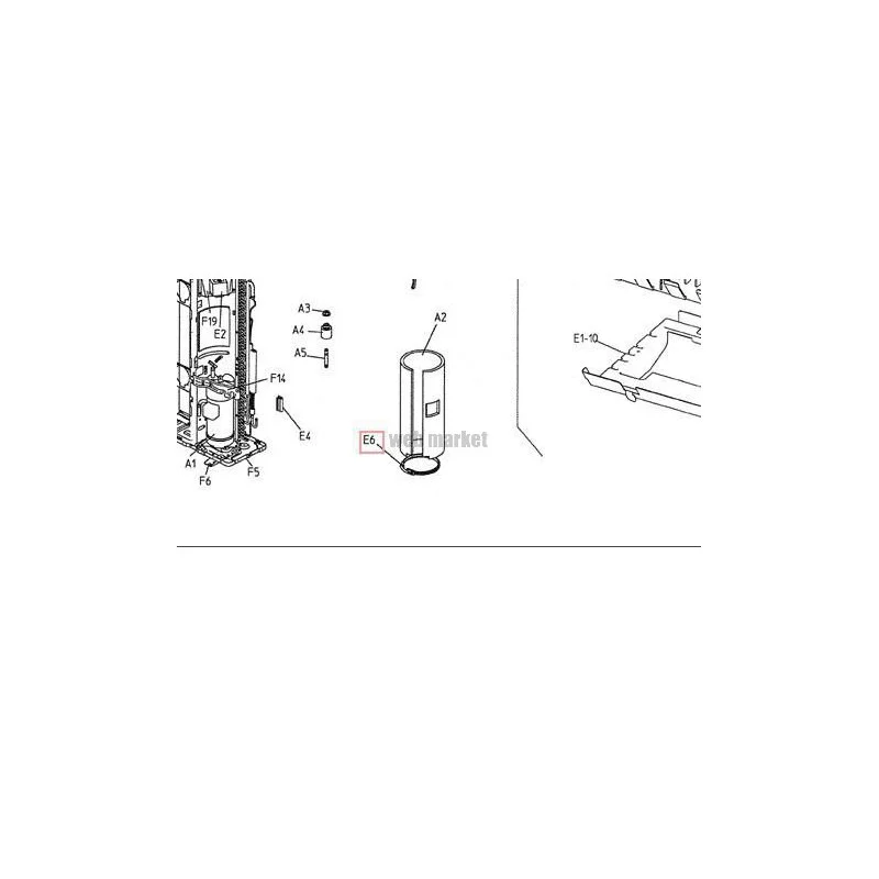 RESISTANCE DE CARTER 33W 3P130357-8-Daikin