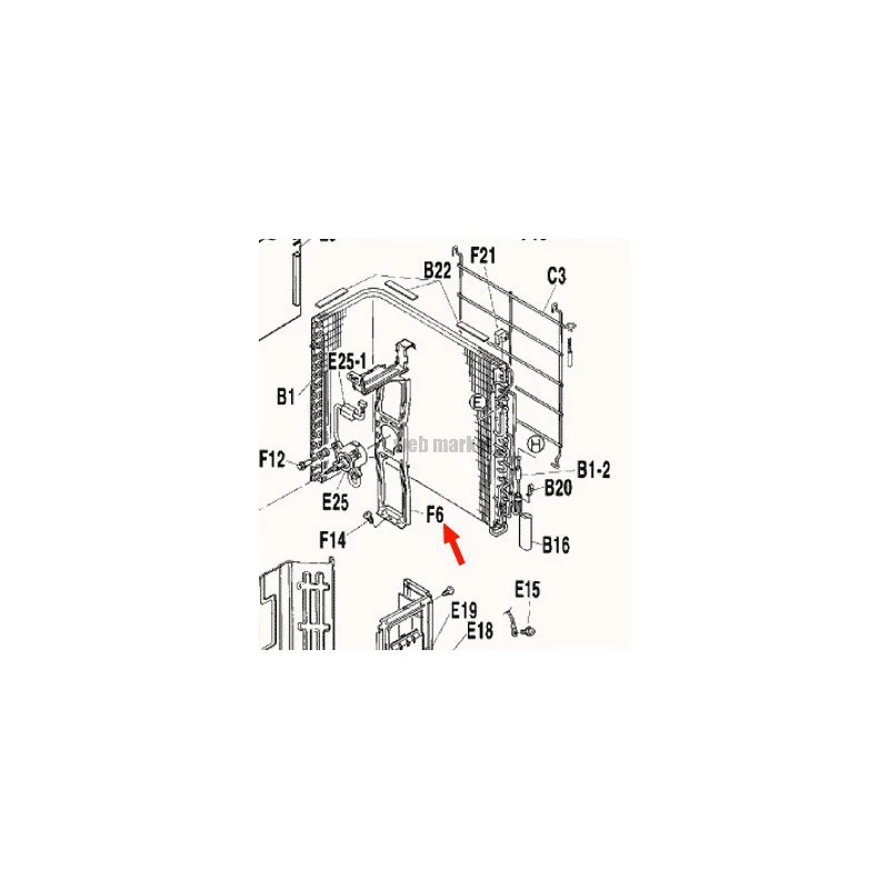 SUPPORT MOTEUR 4P325189-1-Daikin