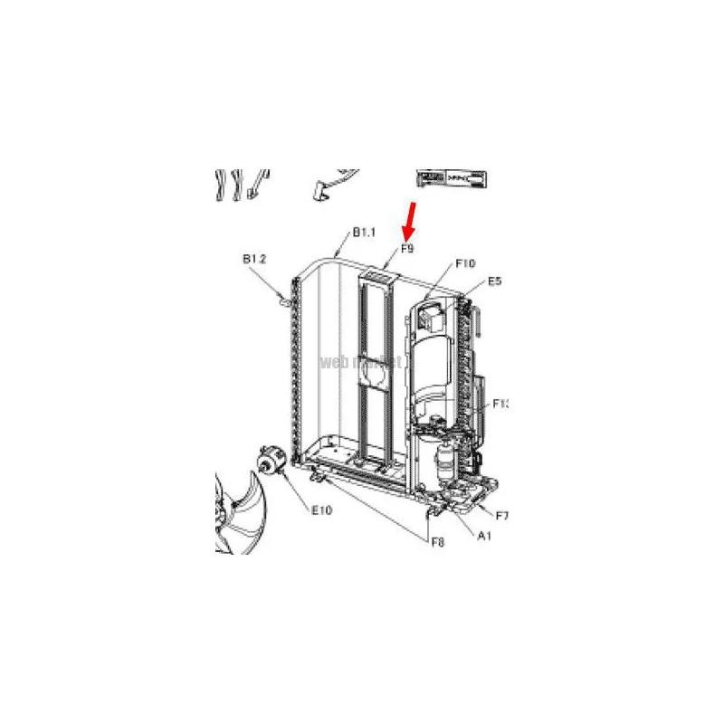Support moteur 3P301440-1-Daikin