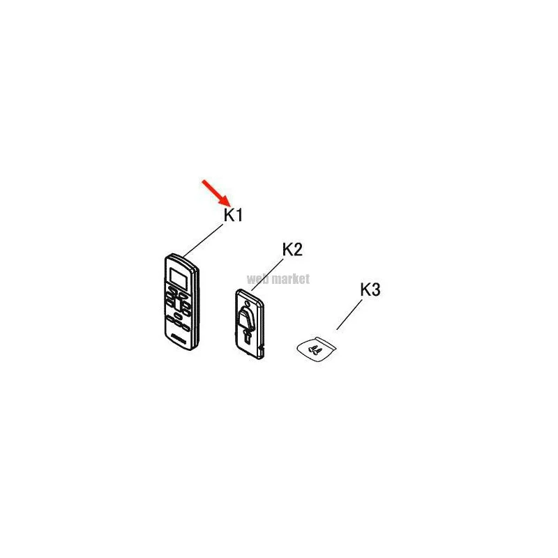 TELECOMMANDE ARX470A1 2P278542-1-Daikin