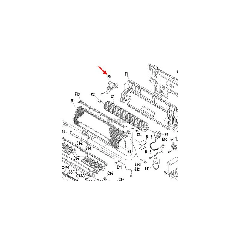 TOLE COTE GAUCHE FTKS35DVMW-Daikin
