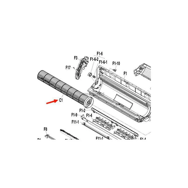 TURBINE 4F010202-1-Daikin