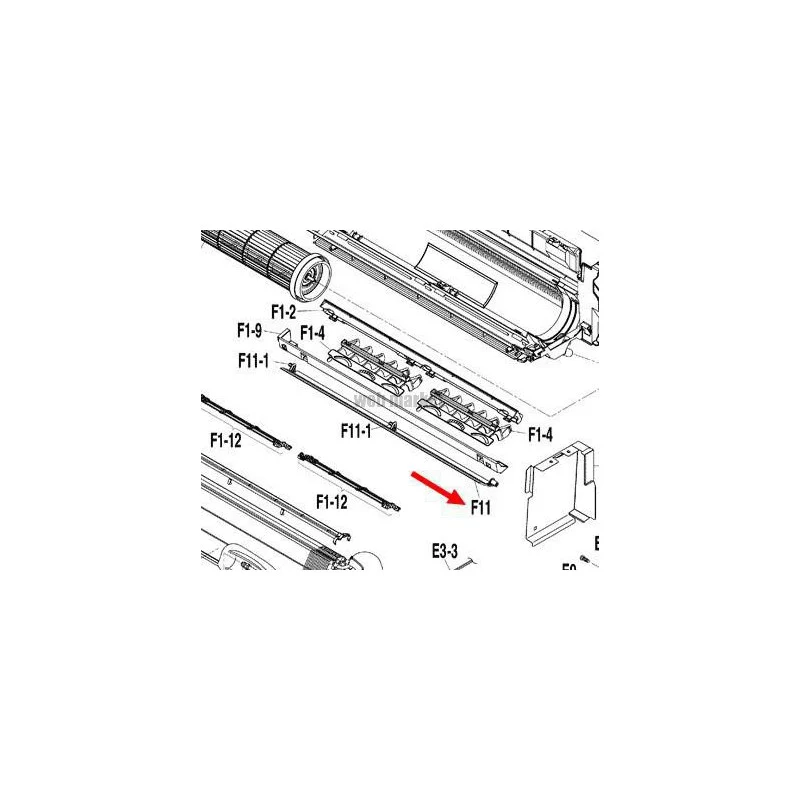 VOLET DE BALAYAGE 3P943352-2-Daikin
