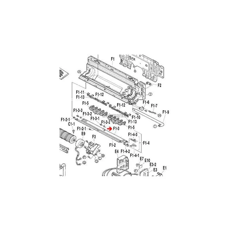 VOLET DE BALAYAGE INF FTY(N)25-35D-Daikin