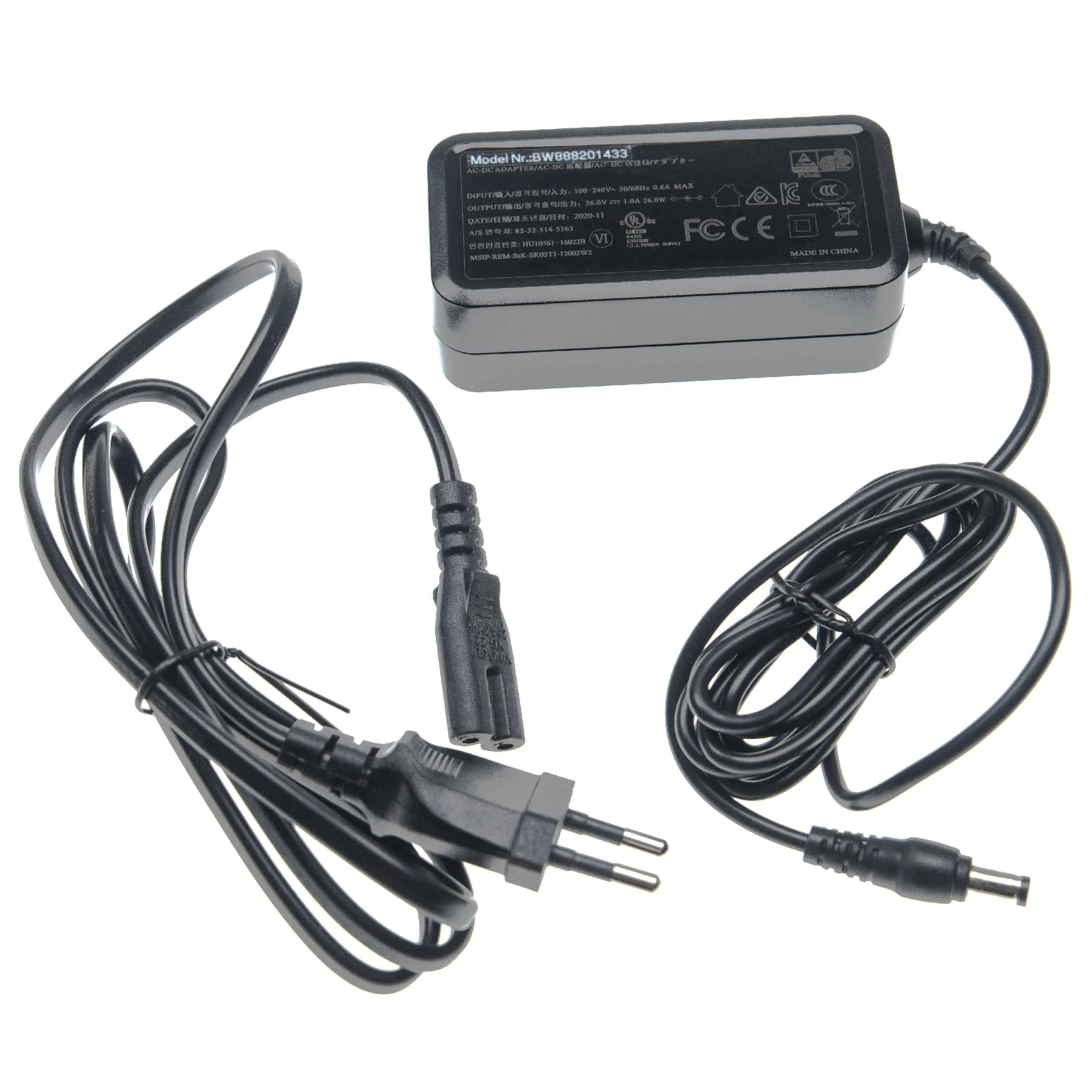 Bloc d'alimentation pour masseur électrique Hyperice, Tezewa, AsVIVA Hypervolt -26 V 17,5 cm