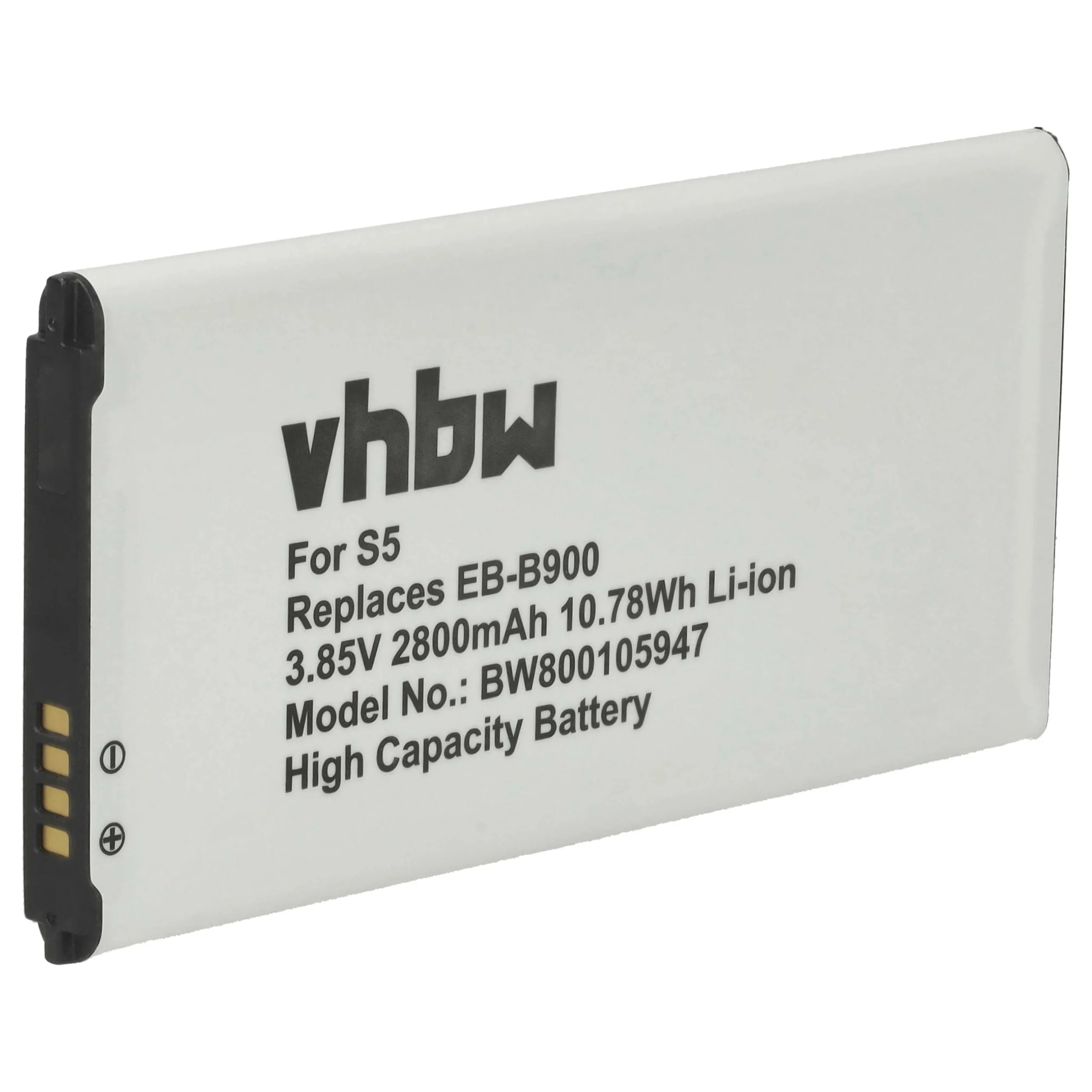Batterie remplace Samsung EB-B900BBE, EB-B900BC, EB-B900 téléphone portable Samsung - 2800mAh 3,85V Li-ion