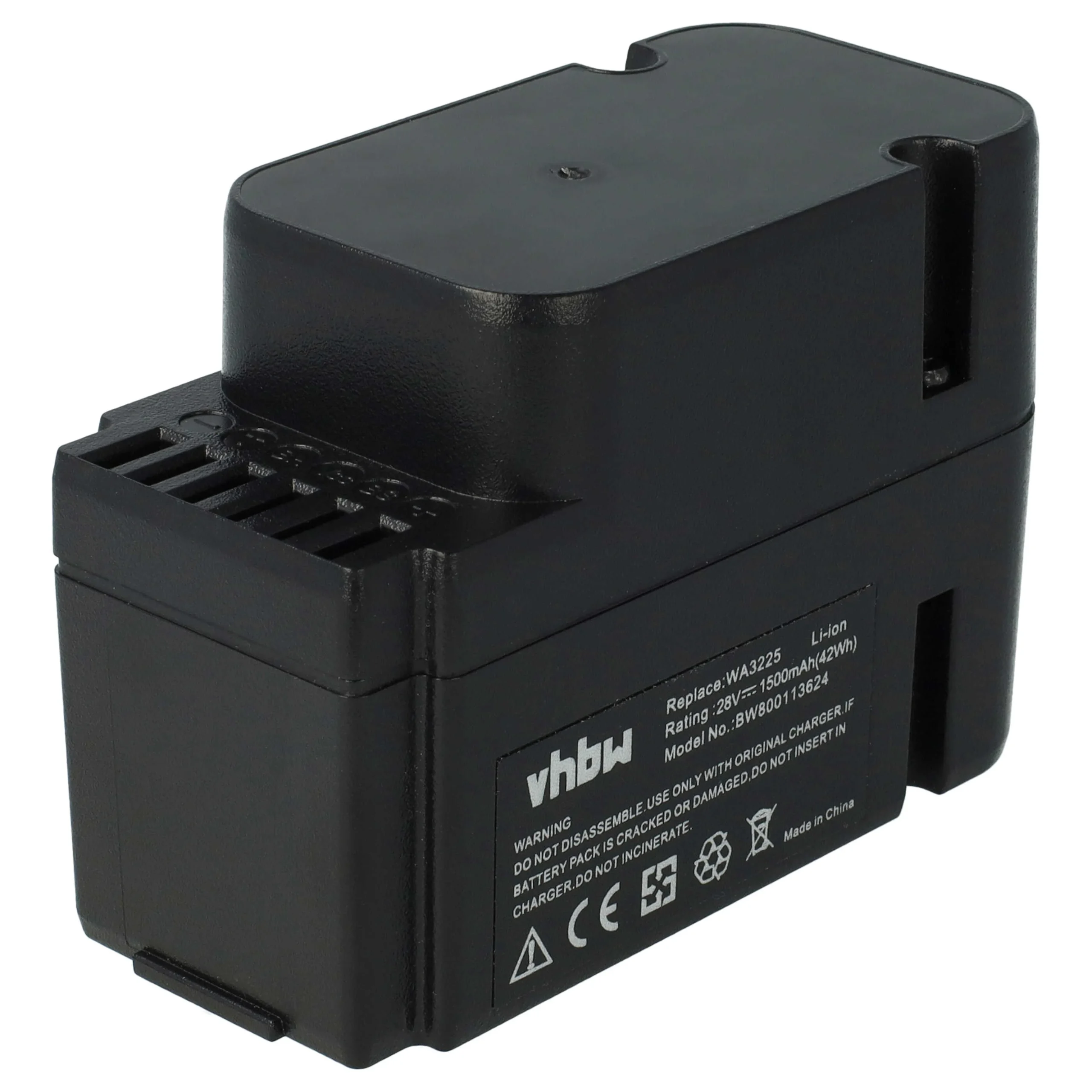 Batterie pour outil de jardinage Worx Landroid WG790, WG790E, WG790E.1, WG792E, WG796E - 1500mAh 28V Li-ion