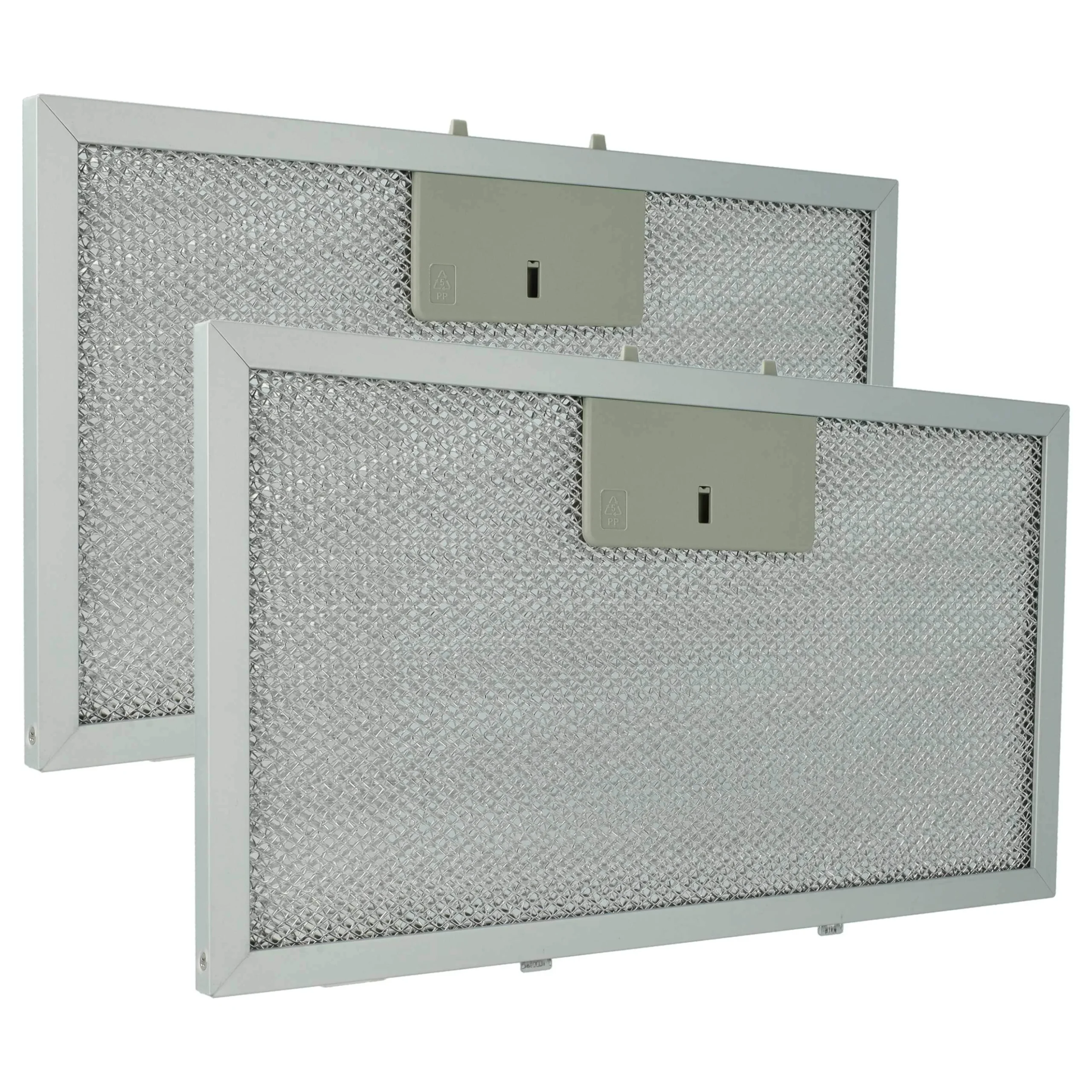 2x Filtres métal remplace Klarstein 10034874 pour hotte aspirante - Accessoires appareils ménagers