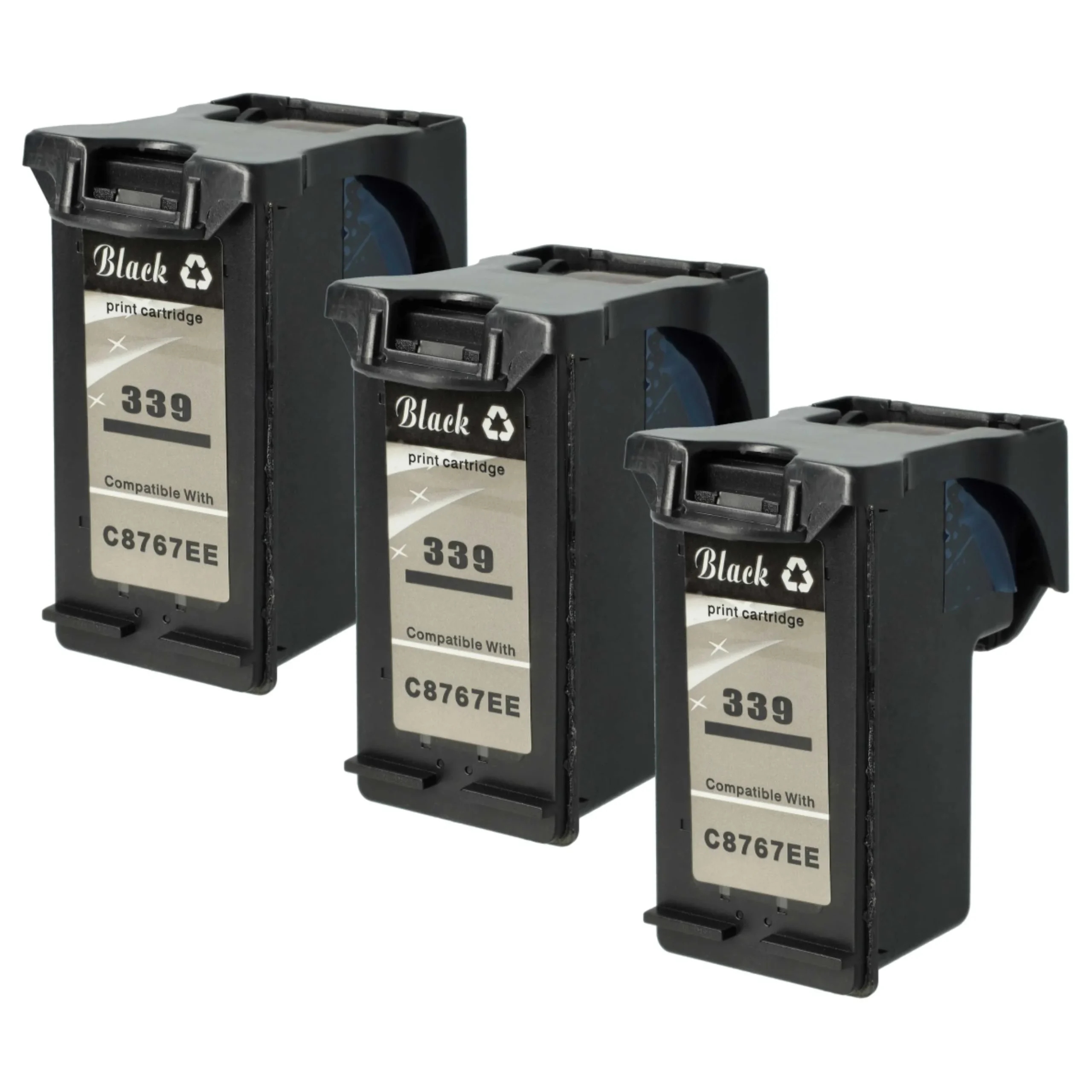 3x Cartouches remplace HP Refill C8767EE, NR. 339 pour imprimante - Accessoires pour imprimante