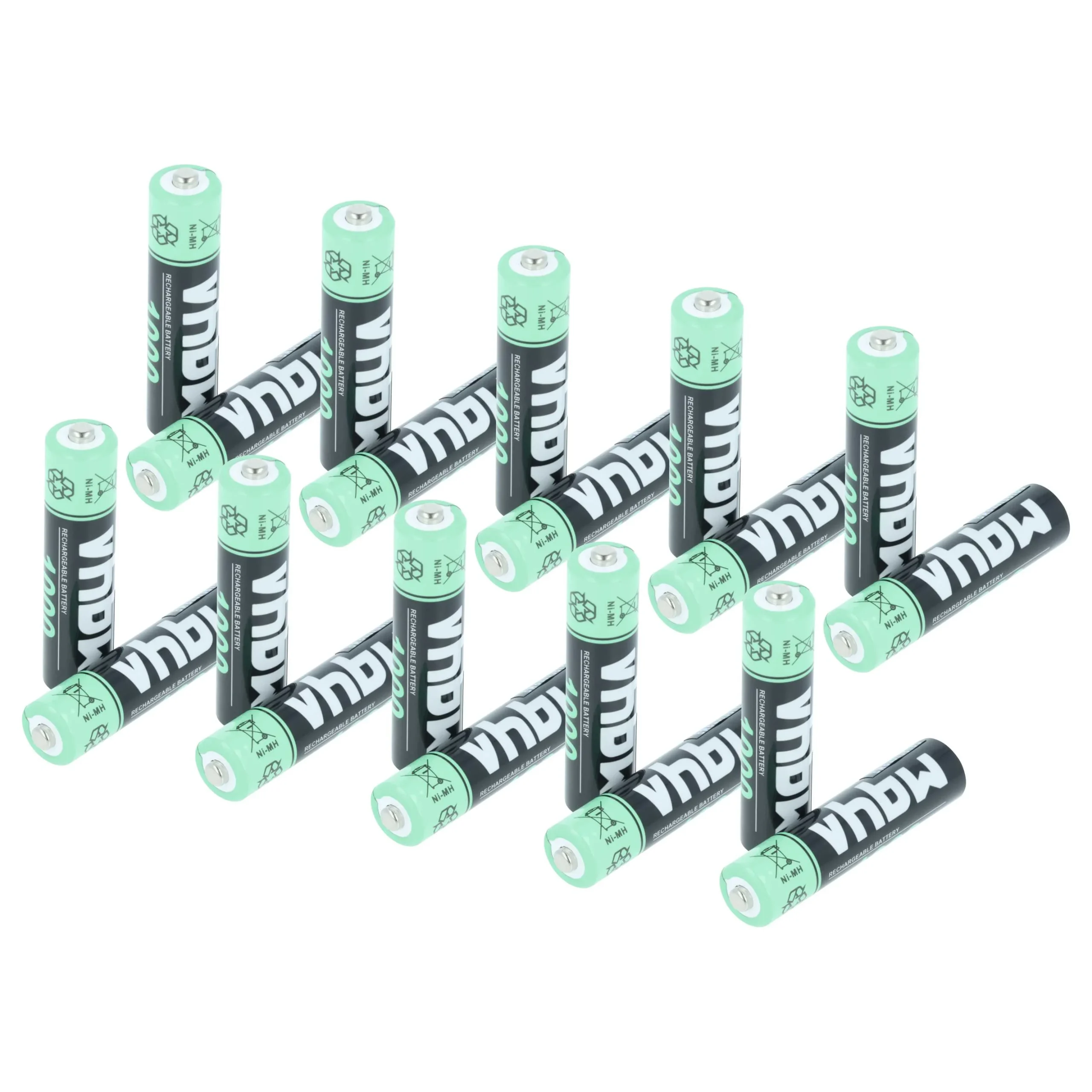 Batterie (20 pcs.) pour divers appareils Philips, Swisscom, Grundig, Sennheiser- 1000mAh 1,2V NiMH