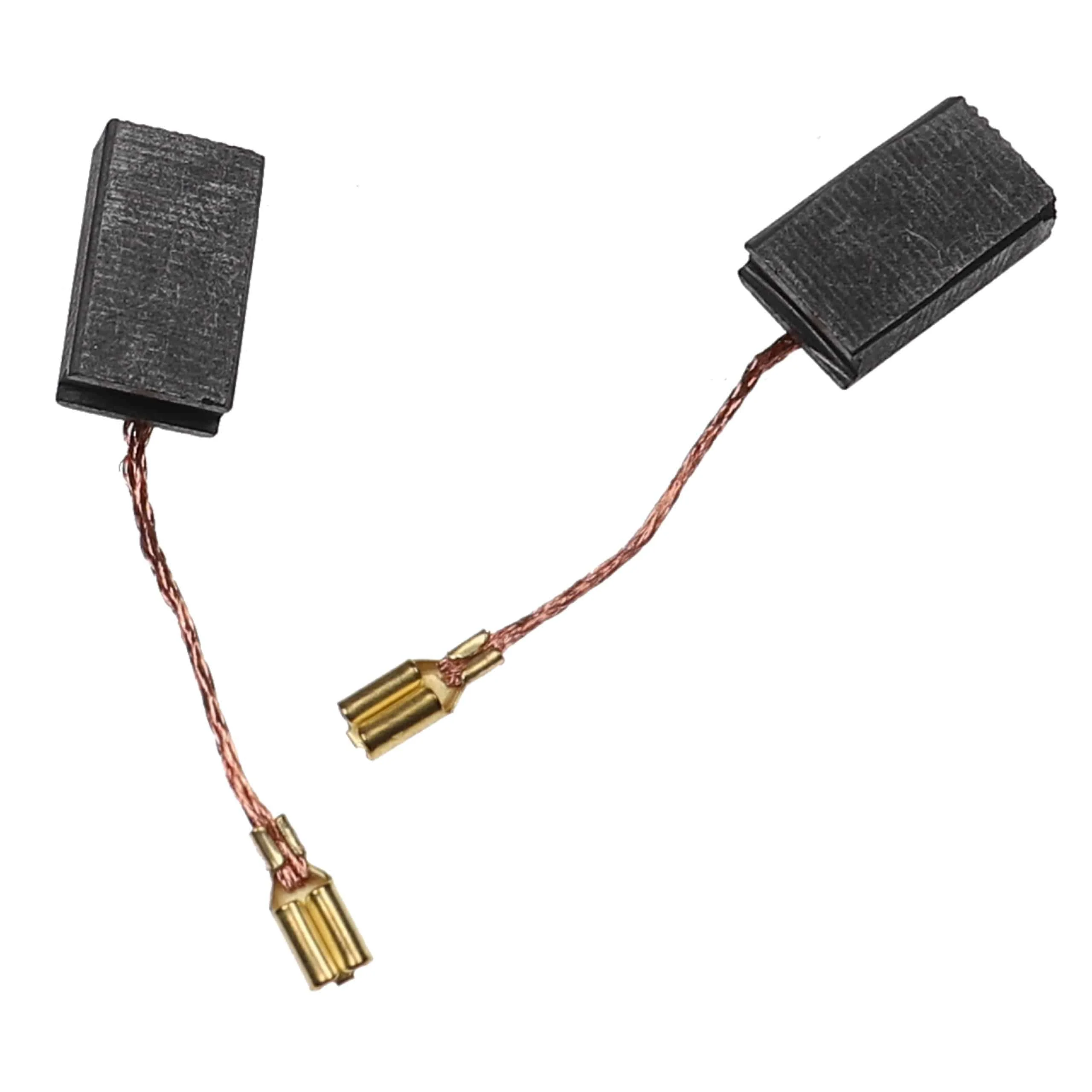 2x Balai pour Berner BAG-125-1 outil lave-linge - 5 x 10 x 17mm