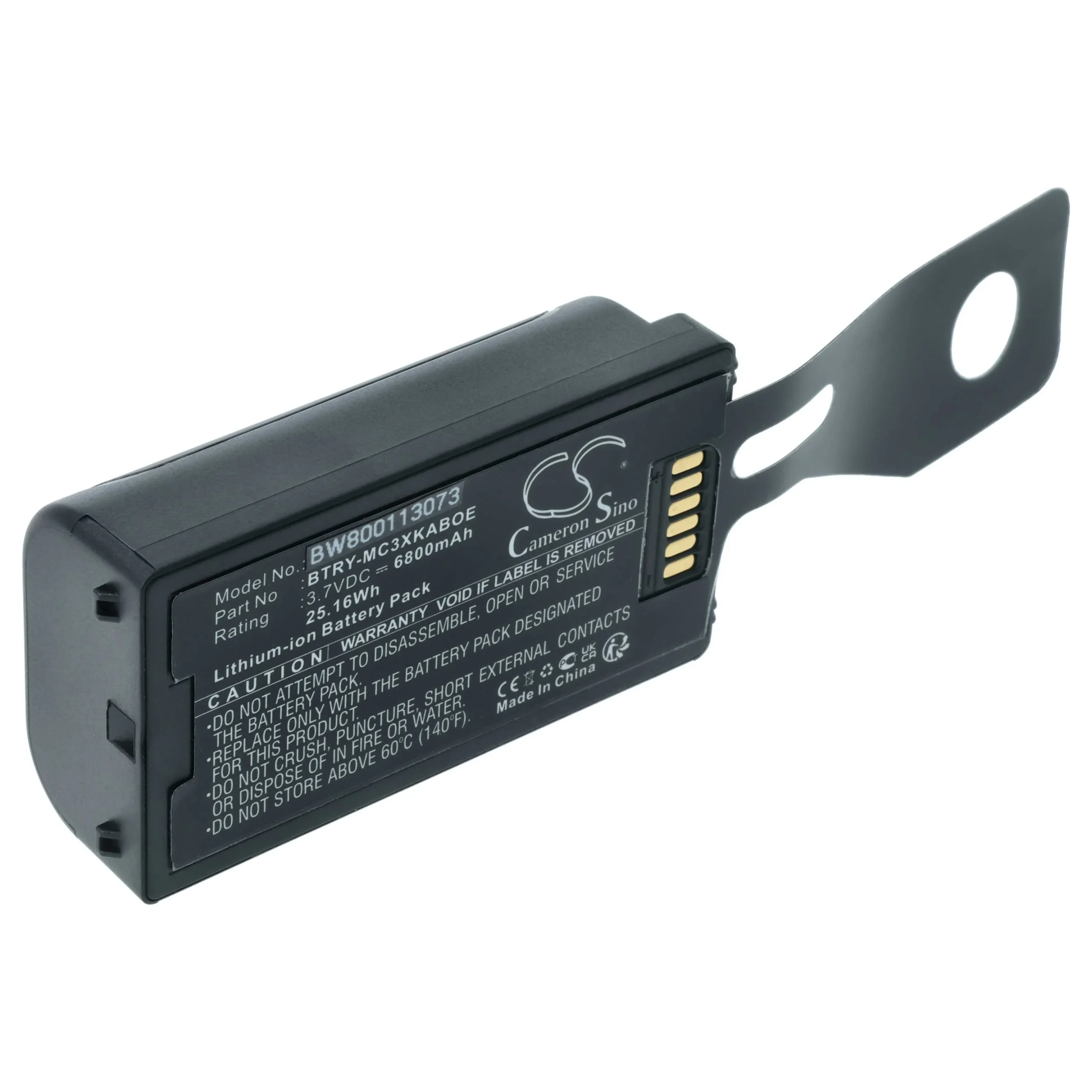 Batterie remplace Symbol BTRY-MC31KAB02-50 pour scanner de code-barre Symbol - 6800mAh 3,7V