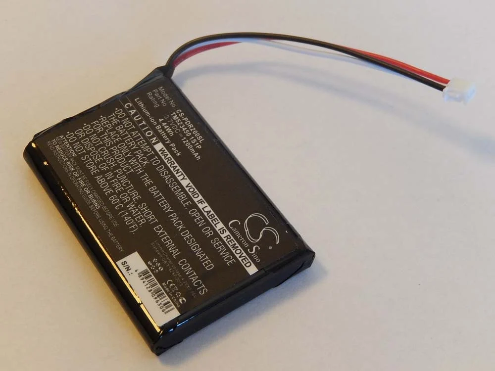 Batterie remplace Pharos TM523450 1S1P pour navigation GPS Pharos - 1200mAh 3,7V Li-ion