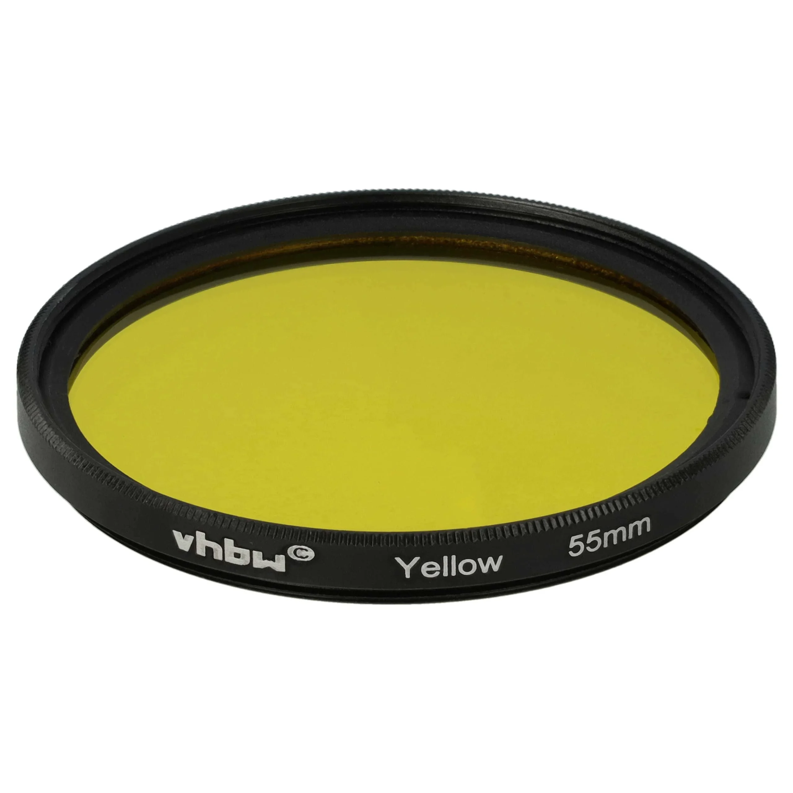 Filtre de couleur jaune pour objectifs d'appareils photo de 55 mm - Filtre jaune