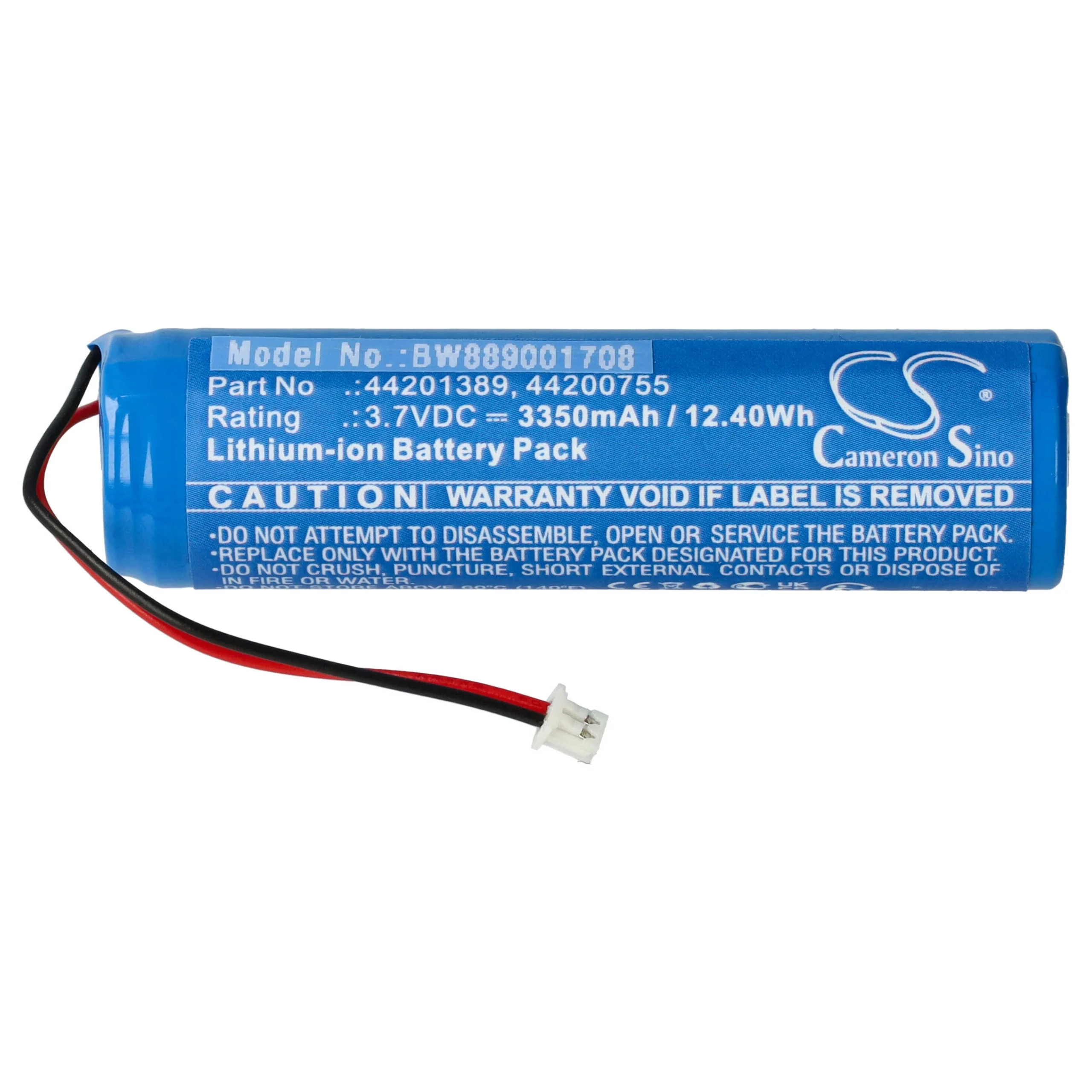 Batterie remplace Mares 44200755, 44201389 ordinateur de plongée - 3350mAh 3,7V Li-ion