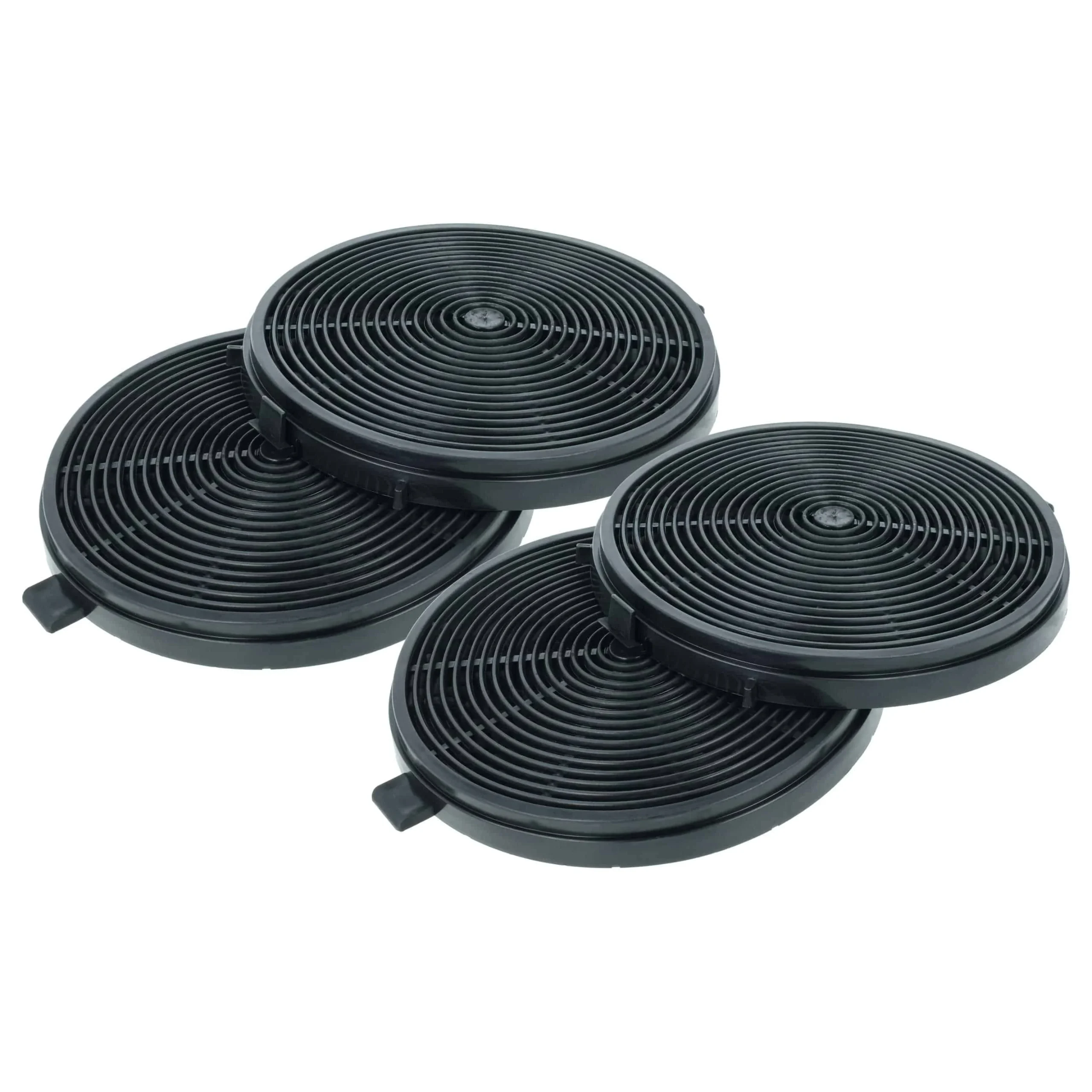 4x Filtres à charbon actif remplace ATLAN 301030600017 pour hotte PKM - Accessoires appareils ménagers