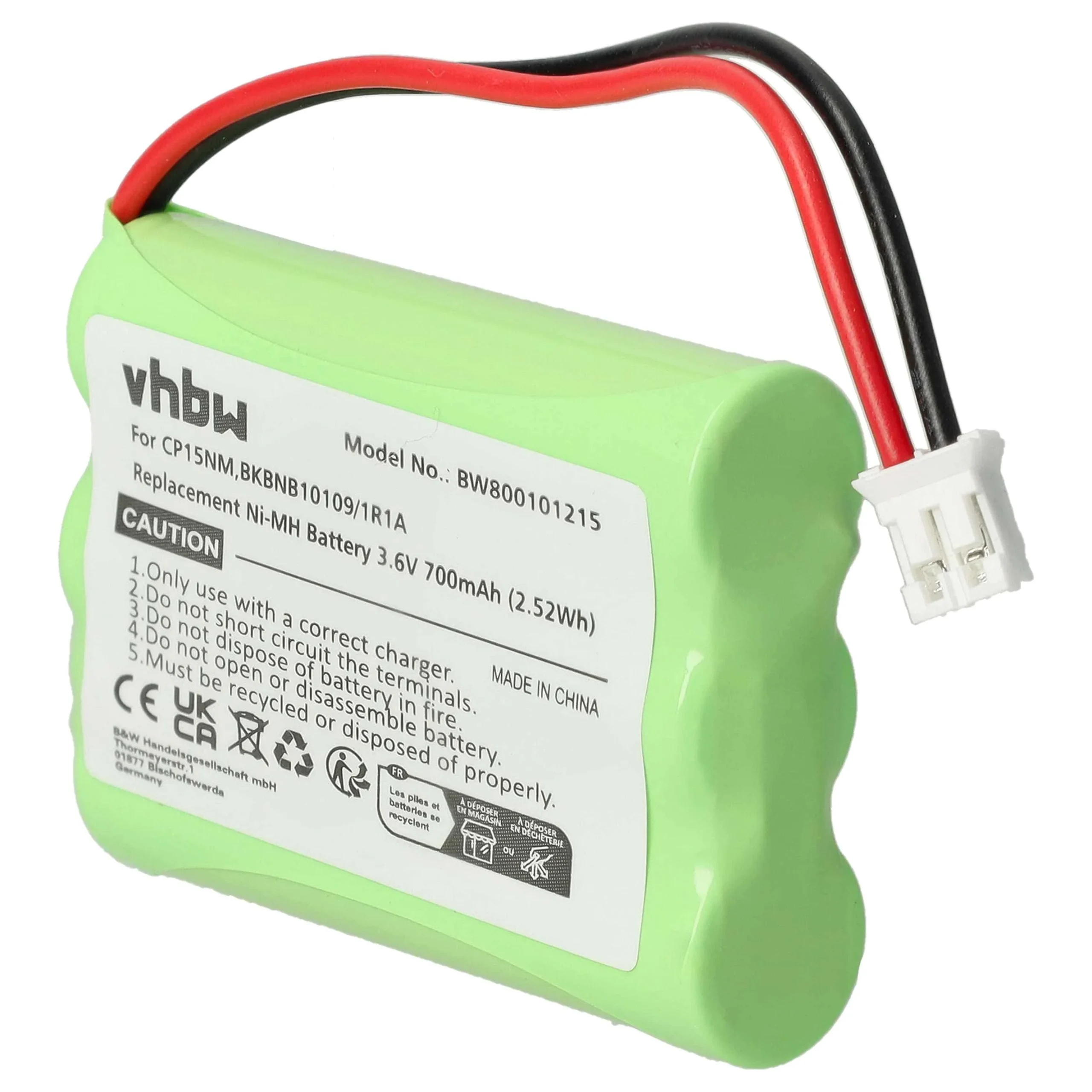Batterie remplace Alcatel NTM/BKBNB 101 13/1 pour téléphone Ericsson - 700mAh 3,6V NiMH